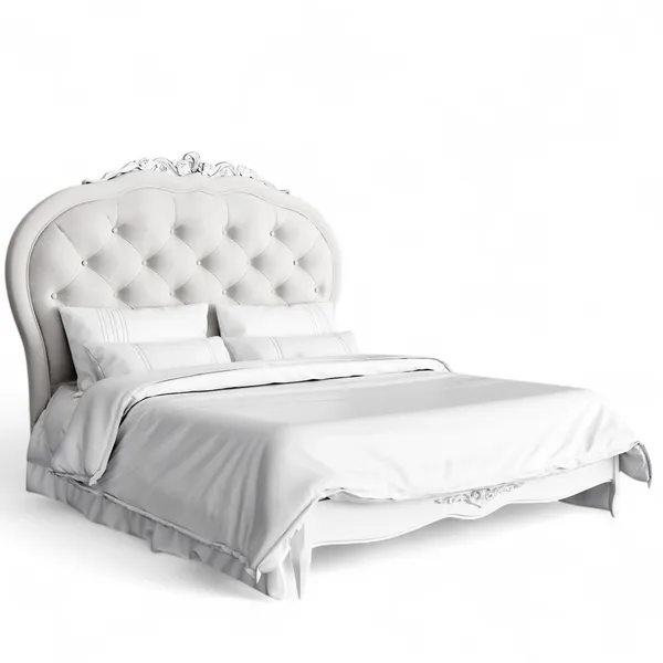 Кровать с мягким изголовьем 160*200