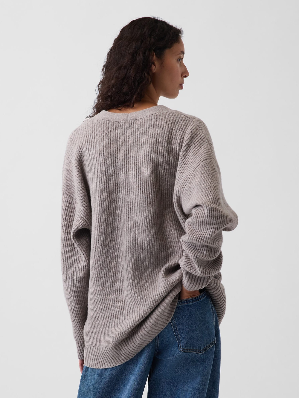 Вязаный кардиган CashSoft Oversized - GAP