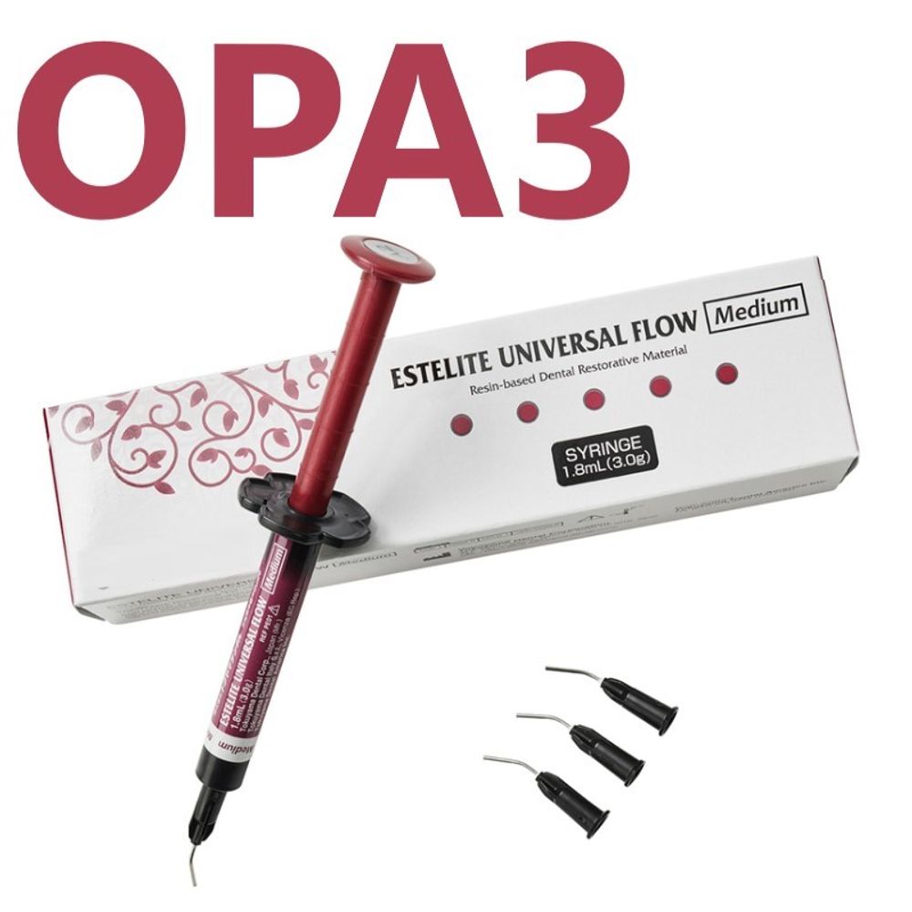 Estelite Universal Flow (Medium) OPA3 (3гр.), Эстелайт Универсал Флоу ОРА3, жидкотекучий пломб.