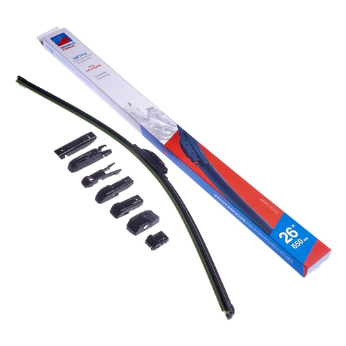 Щетка стеклоочистителя бескаркасная Double Force 650 мм (26") DFF26