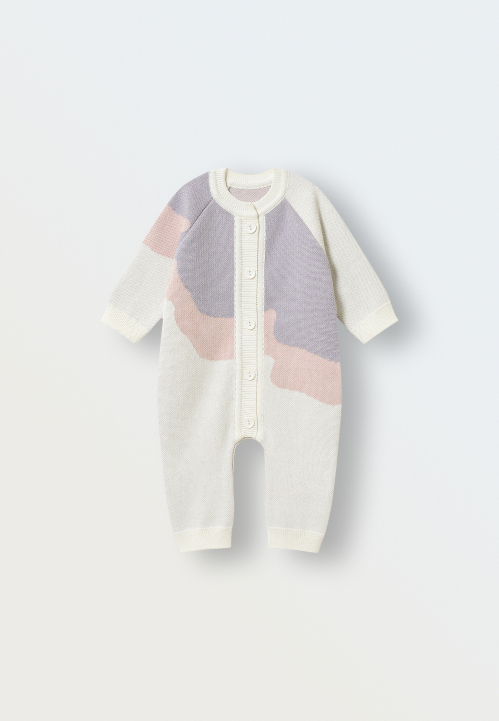 Комбинезон вязаный "Волна" (экрю)