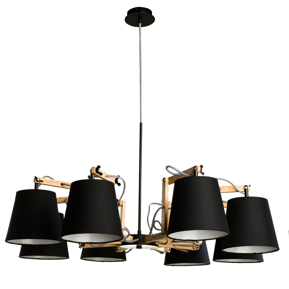 Люстра подвесная Arte Lamp Pinocchio A5700LM-8BK