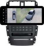 Магнитола для Nissan Teana J31 2003-2008 (большая рамка) - Teyes LUX ONE 360 монитор 12.3" 2K QLED на Android 10, Быстрая, CarPlay, 4G SIM-слот, 4 камеры в комплекте