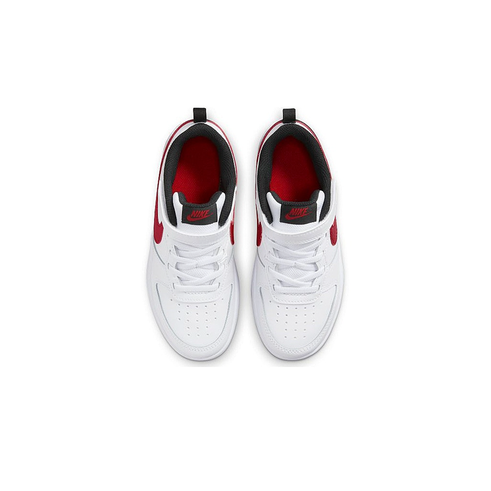 Nike Court Borough Low 2 (PS) White Black Red