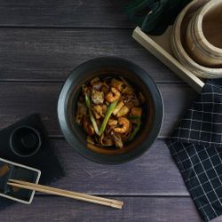 Салатник 940 мл миска для лапши d 19,5 см h10 см Dark Matt Panasia P.L. Proff Cuisine [1]