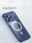 Чехол накладка iPhone 17 Pro / 18 Pro 6.3" Gurdini Alba Series Protective with Magsafe Dark Blue