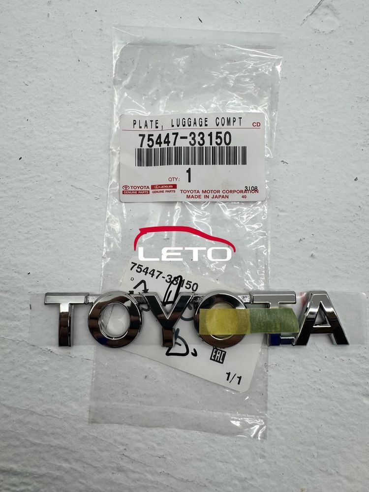 Надпись Toyota 75447-33150 7544733150 Надпись Toyota 75447-33150 7544733150