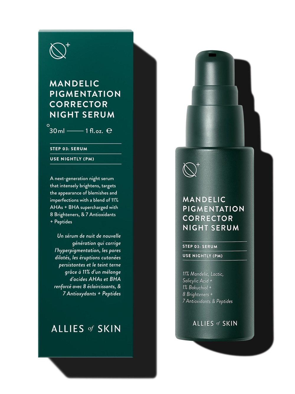 Allies of Skin Mandelic Pigmentation Corrector Night Serum 30ml Универсальная сыворотка