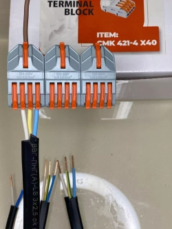 Клеммы проходные CMK421-4 40 шт.