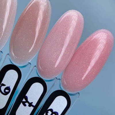 Grattol Base Rubber Glitter - База камуфлирующая 08, 9мл