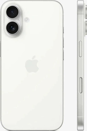 Смартфон Apple iPhone 16 256GB White Dual SIM