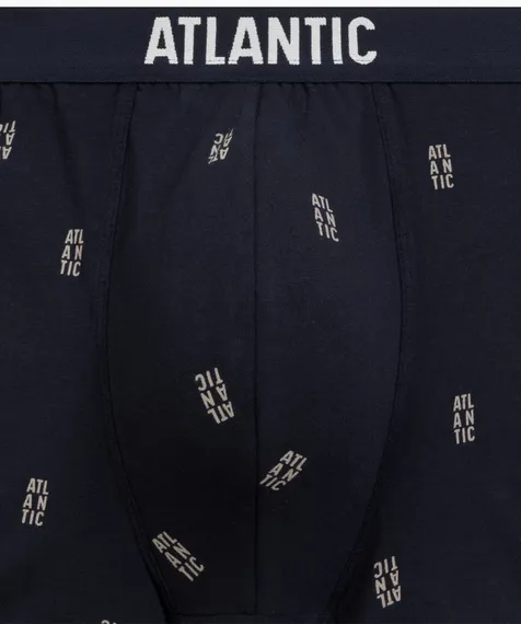 Трусы мужские боксеры (3шт) Atlantic 3MH-227, хлопок, деним + темно-синий + темно-серый