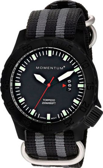 Канадские часы Momentum TORPEDO BLACK-ION 1M-DV76B7S