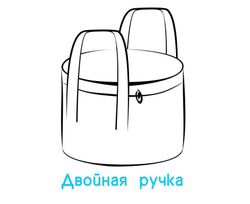 Круглый чехол для туристической посуды на заказ