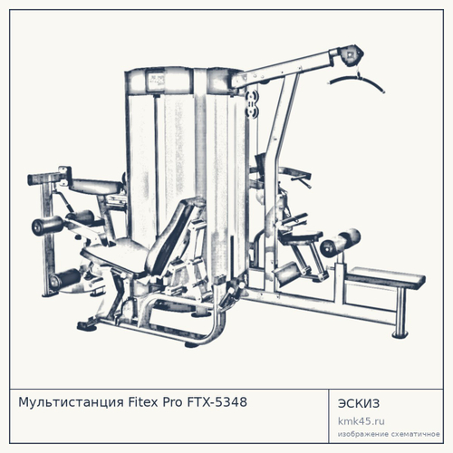 Мультистанция Fitex Pro FTX-5348 — от 715 000 ₽