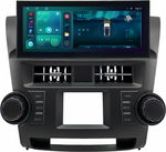 Магнитола для Toyota Highlander 2 (U40) 2007-2013 - Kuberg HP-T1231 монитор 12.5" в стиле LEXUS на Android 13, Быстрая, CarPlay, 4G SIM-слот