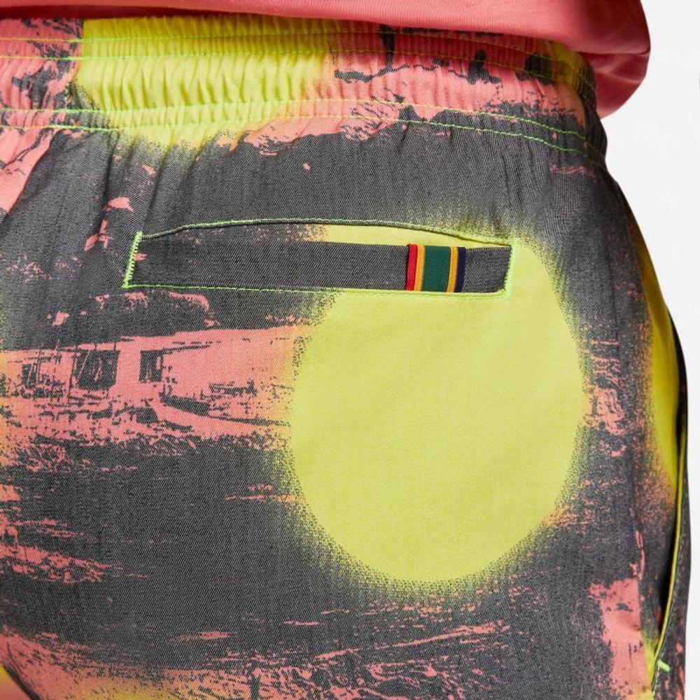 Теннисные шорты Nike Dri-FIT Heritage Print Tennis Shorts - volt