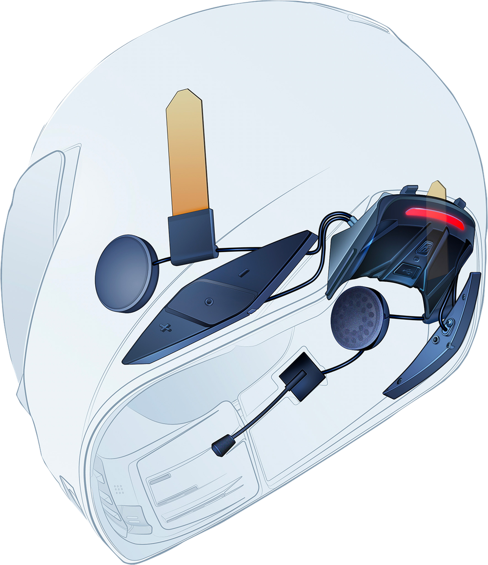 HelmLink Bluetooth Communicator / Черный
