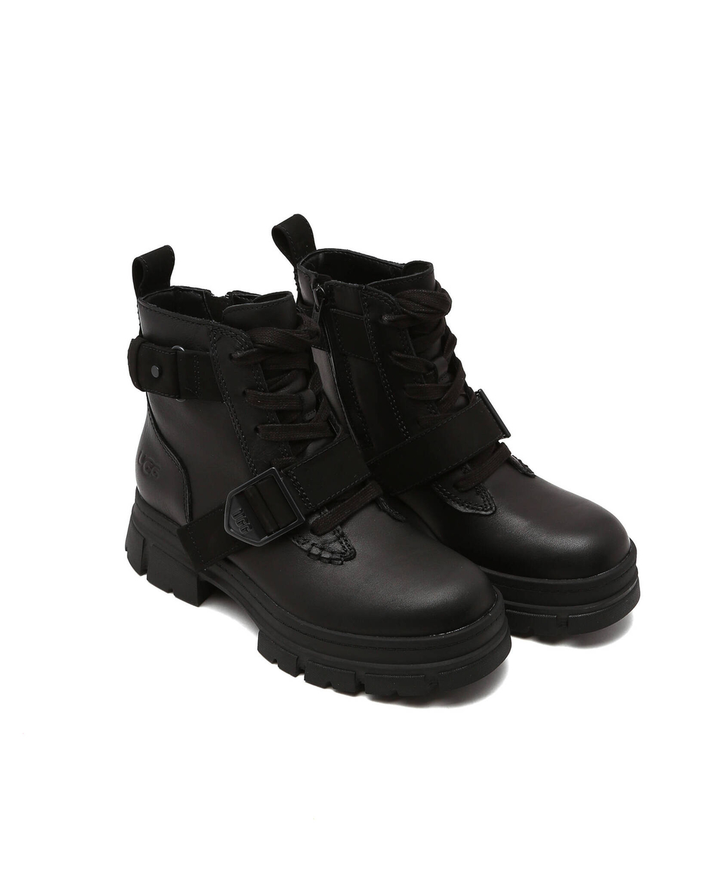 Кожаные ботильоны ashton lace up UGG - черный(1130518)