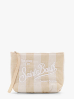 Косметичка MC Saint Barth Aline soft Linen бежевая полоса