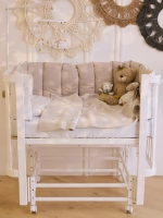 Кроватка детская Antemi Terra Light NEW с маятником НИК 17б белый