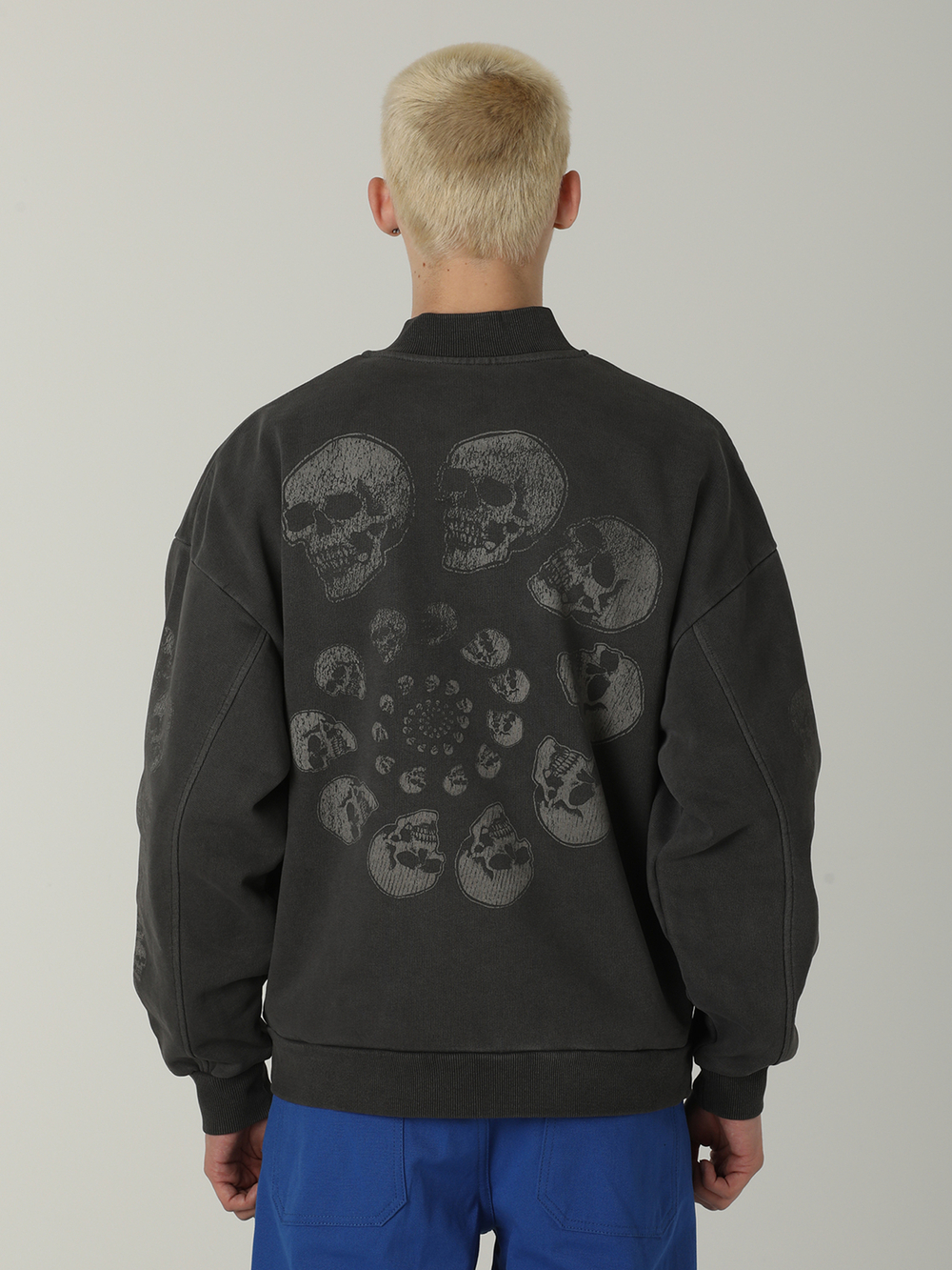 Мужская Куртка Skull Spiral Quarter