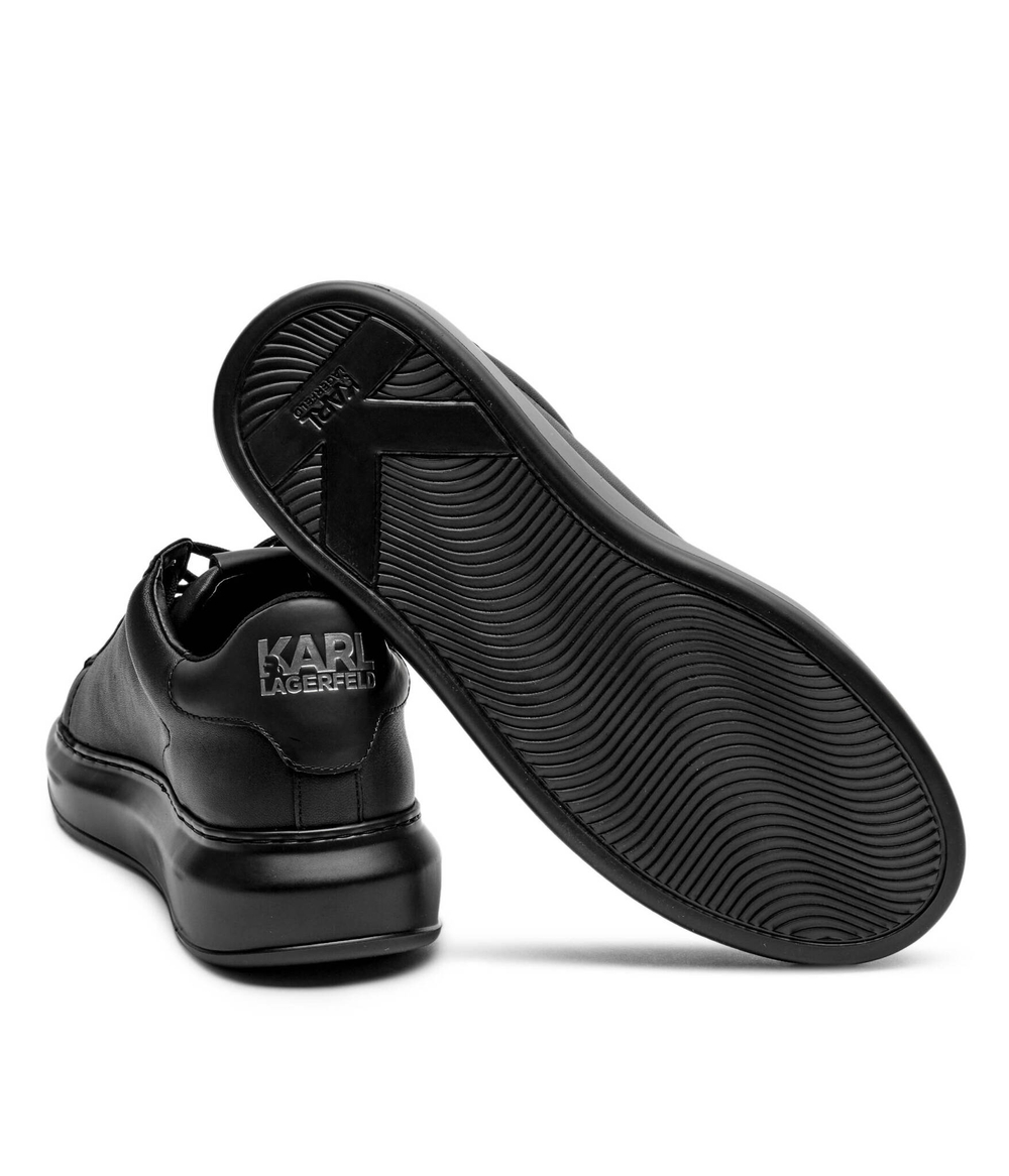 Кожаные кроссовки kapri Karl Lagerfeld - черный(KL52538)