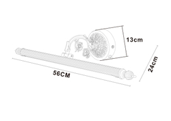 Бра Arte Lamp Bari A6708AP-1AB