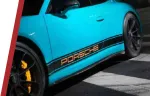 Карбоновые боковые юбки KARBEL для PORSCHE 911 991.2 GT3 2015–2020