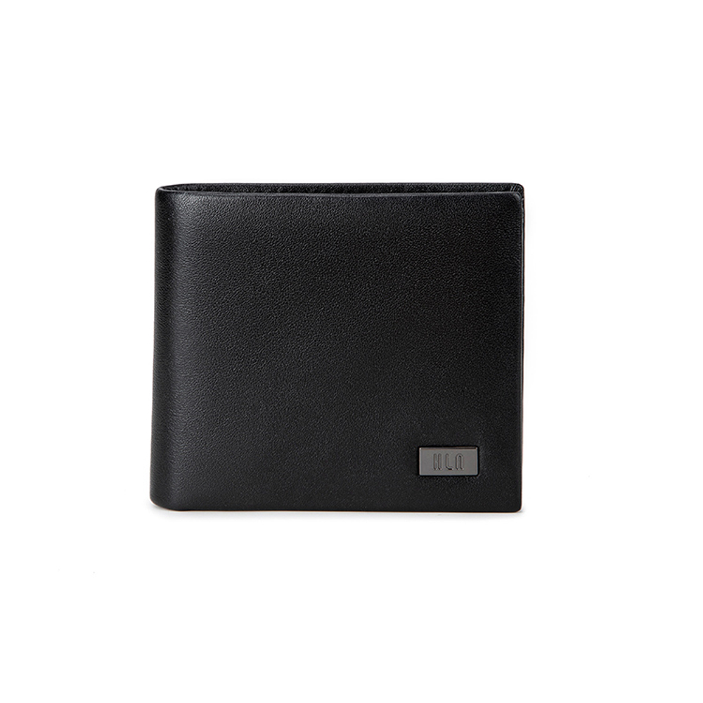 HLA Premium Sophisticated Wooden Box Cow Leather Exquisite Leather Versatile Folding Wallet Card Holder, Wallet Regular