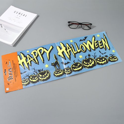 Светящиеся в темноте наклейки "HAPPY HALLOWEEN"