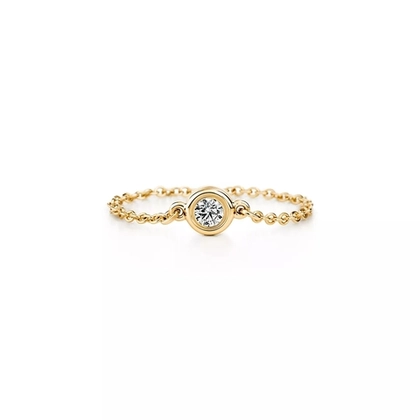 Кольцо из золота 18к(750 проба) с бриллиантом, Tiffany , Yard Ring✨