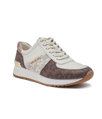 Кожаные кроссовки allie trainer Michael Kors - кремовый(43H3ALFS1B)