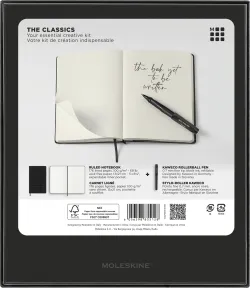 Набор Moleskine блокнот Classic Large в линейку и ручка роллер (KAWPENSETNTBK) 3