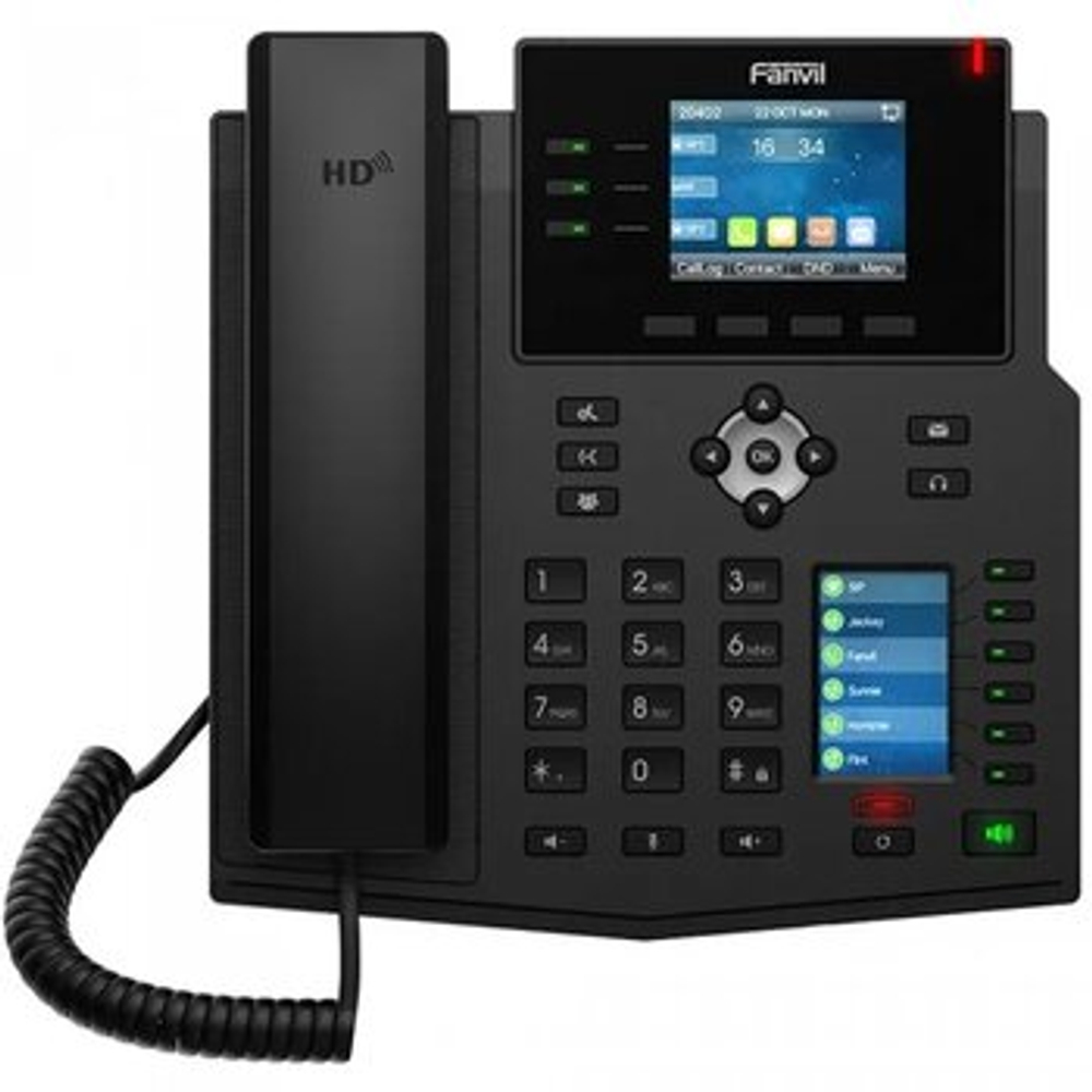 IP-телефон FANVIL X4U, SIP, IP, PoE, GigE, USB, цветной экран