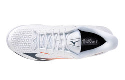 Теннисные кроссовки Mizuno Wave Exceed Tour 7 AC - white/insignia blue/orange