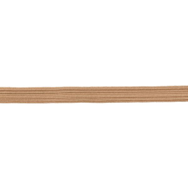 Резинка бельевая (стандартная) 10.0 мм / 15х10 м плетеная, бежевый/ beige, Gamma С 3337