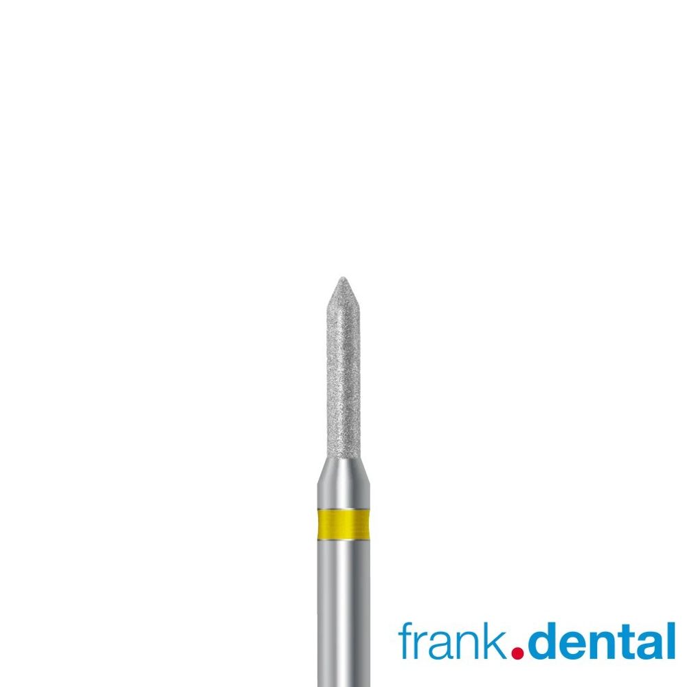 Бор алмазный желтый Frank Dental типа FG - D.884.010.C.FG