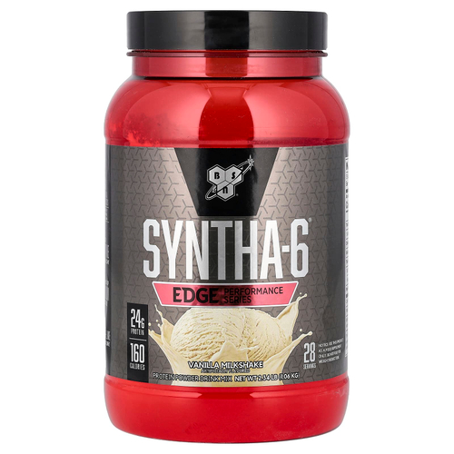 BSN, Syntha-6 Edge, протеиновая смесь для приготовления напитка, ванильный молочный коктейль, 1,06 кг (2,34 фунта)