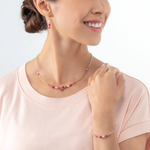 Серьги Coeur de Lion Pink-Gold 4355/21-0416