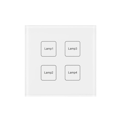 INTELLIGENT ARLIGHT Сенсорная панель DALI-901-11-ADDR-DIM-DT6-IN White (BUS) (IARL, IP20 Пластик, 3 года)