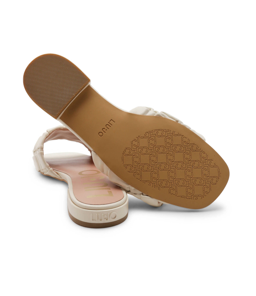 Шлепанцы кожаные astra 35 - slipper Liu Jo - бежевый(SA3019 EX014)
