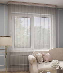 Тюль Legrand Грек латте с утяжелителем