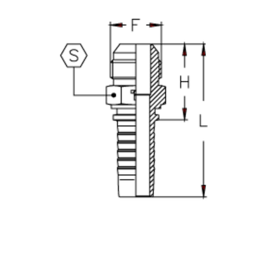 Фитинг DN 16 JIC (Ш) 1.1/16