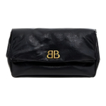 Balenciaga Monaco Bb Monogram Clutch Bag
