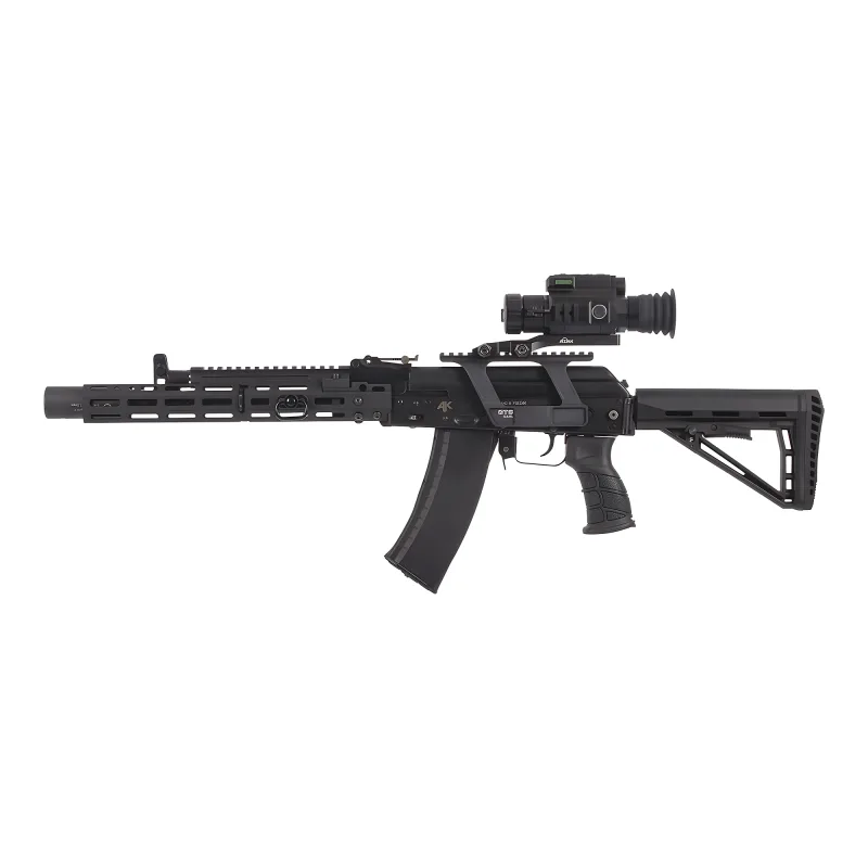 Тепловизионный прицел ATAK ET23-35 PRO - вид сбоку, установлен на карабин