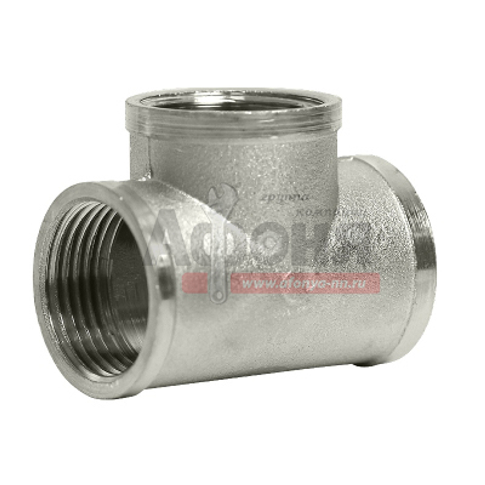 Тройник 3/4'' вн/вн/вн VRT® никель