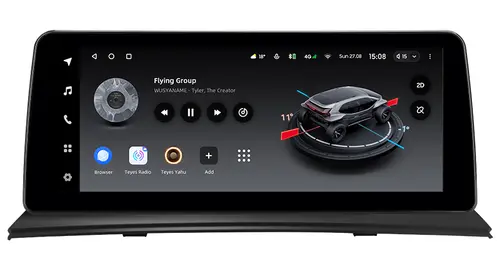Магнитола для BMW X3 E83 2003-2010 - Teyes LUX ONE монитор 12.3" на Android 10, Быстрая, CarPlay, 4G SIM-слот, джойстик iDrive в комплекте