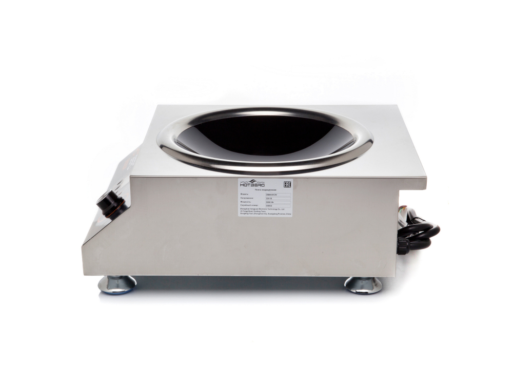 Плита индукционная Hotberg 5000AW Wok 5 кВт., Без импульсная
