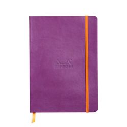 Записная книжка Rhodiarama в мягкой обложке A5 линейка 90 гр Purple фиолетовая (117410C)